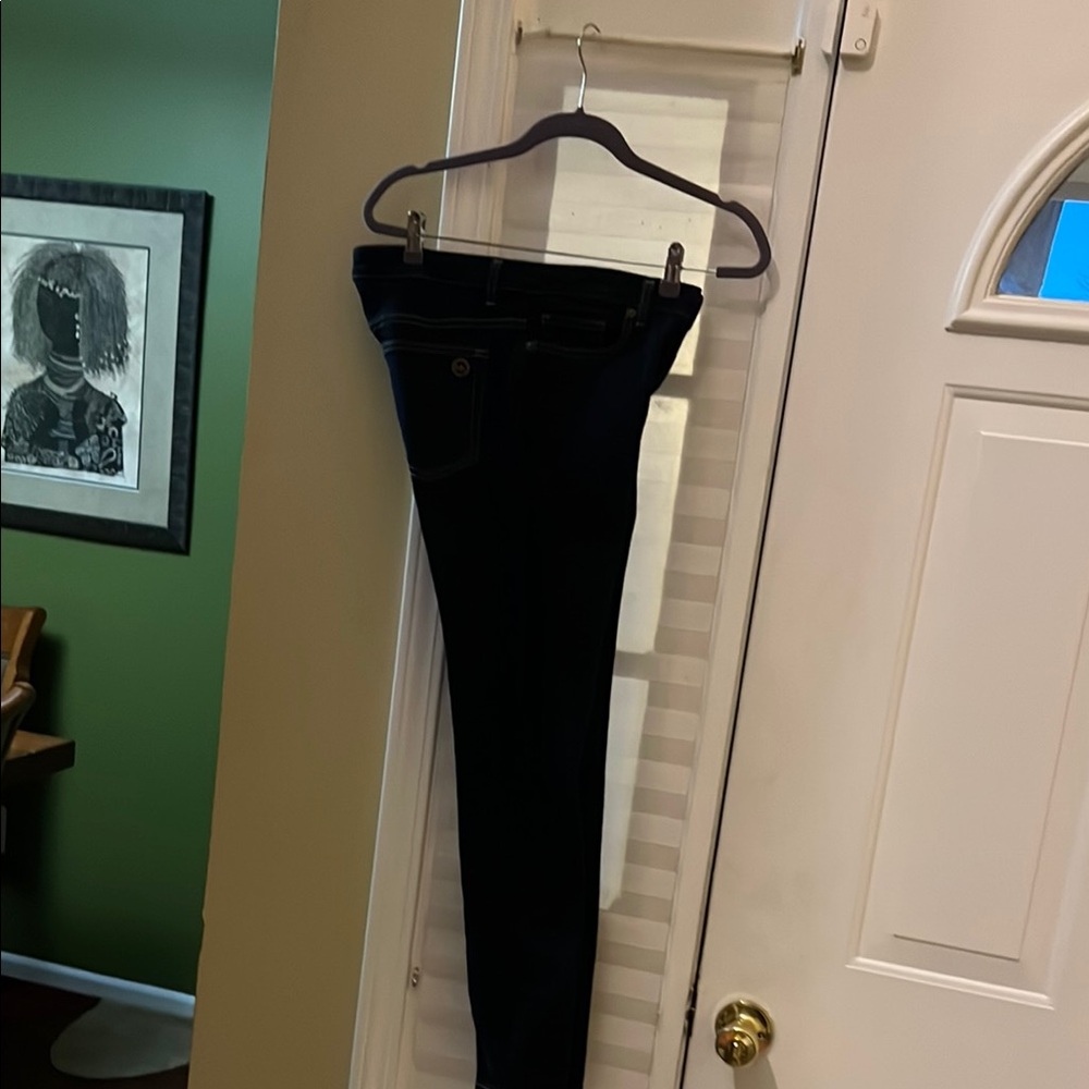 Dark Blue Denim Jeans